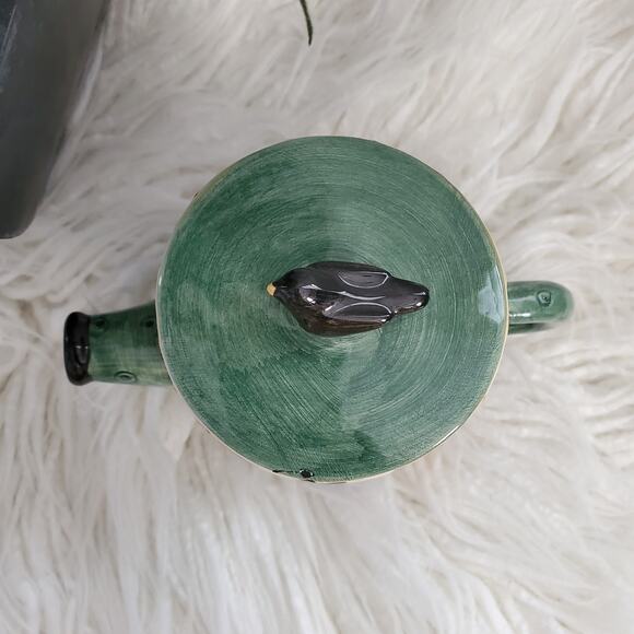 Vintage Debbie Mumm Sakura China Ceramic Birdhouse Teapot - Picture 5 of 9
